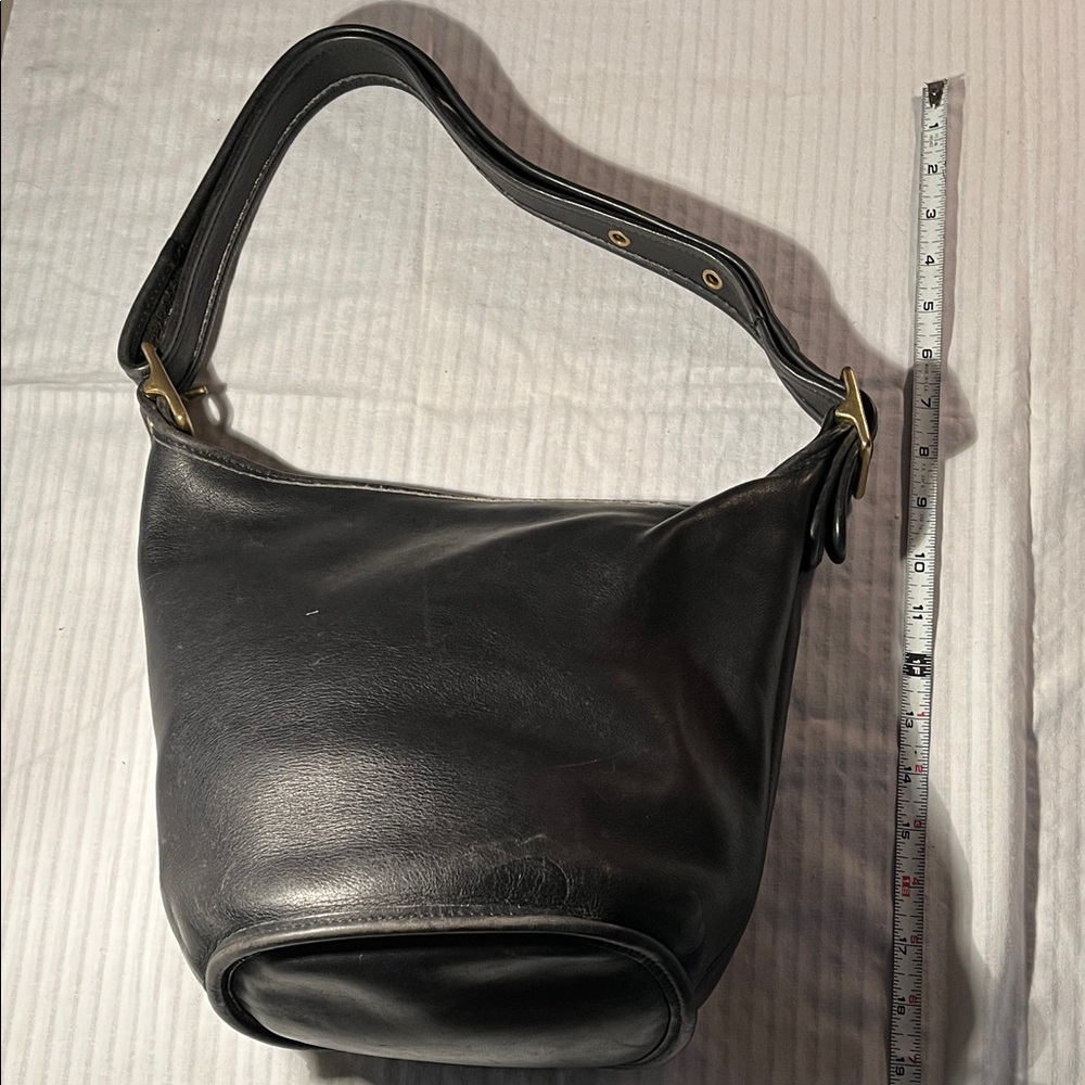 Coach Black Leather Bag
